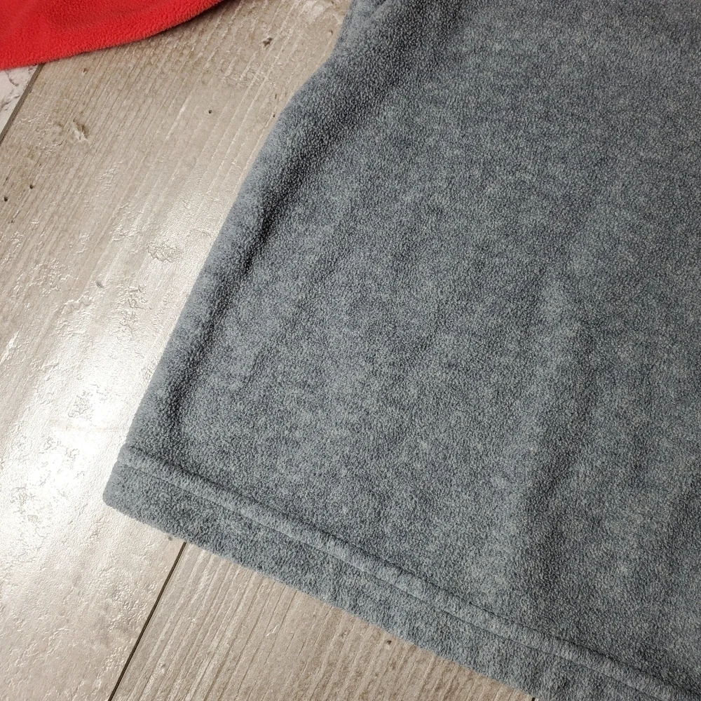 OshKosh B'gosh Red and Gray Microfleece Half Zip Pullover Size 3T Toddler Boy